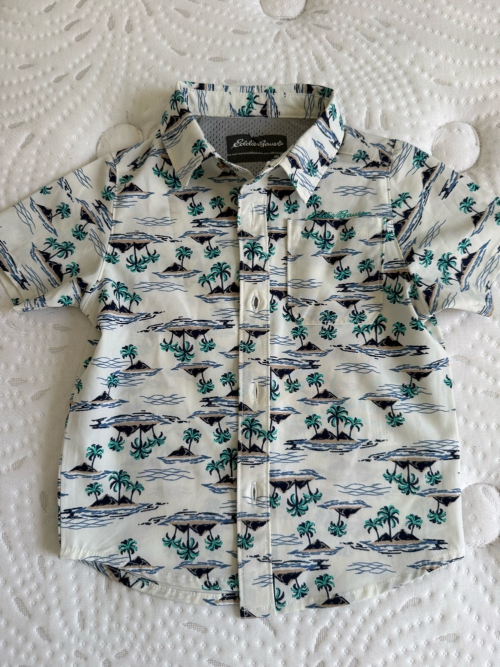 Eddie Bauer Short-Sleeve Button-Down Shirt
